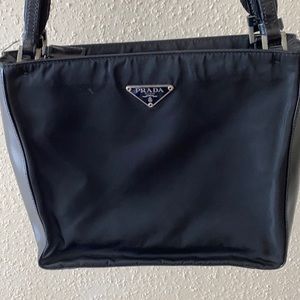 Authentic Prada nylon bag (Black)